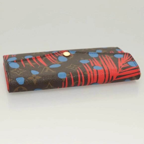 LOUIS VUITTON Monogram Jungle Dot Portefeuille Sarah Wallet M41381 Auth 119252V - Picture 11 of 16